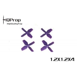HQ 1.2x1.2x4 0.8mm shaft Lightest Prop Purple (Beta65/eachine/tinywhoop