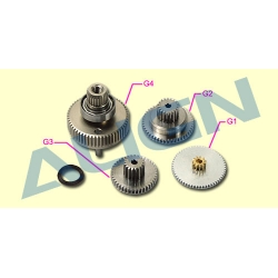 Align Gear Set for DS610/620/650 Servo (Exclude Servo Holder) [SOLD OUT]