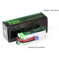 PLU45-18006 - PULSE LIPO 1800mAh 22.2V 45C- ULTRA POWER SERIES (Battery for Goblin 380 or similar)