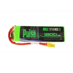 PULSE 1800mah 4S 14.8V 75C - FPV Racing Series - LiPo Battery (Long range setup recommended)