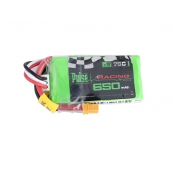 PULSE 650mAh 2S 7.4V 75C - FPV Racing Series - LiPo Battery