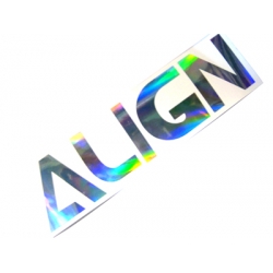 Align Decal Hologram Stickers (20 x 5 cm)