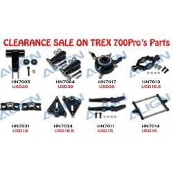 Trex 700N pro Black Metal Parts (CLEARANCE SALE) [PLEASE CLICK THE PHOTO TO SEE PRICE]
