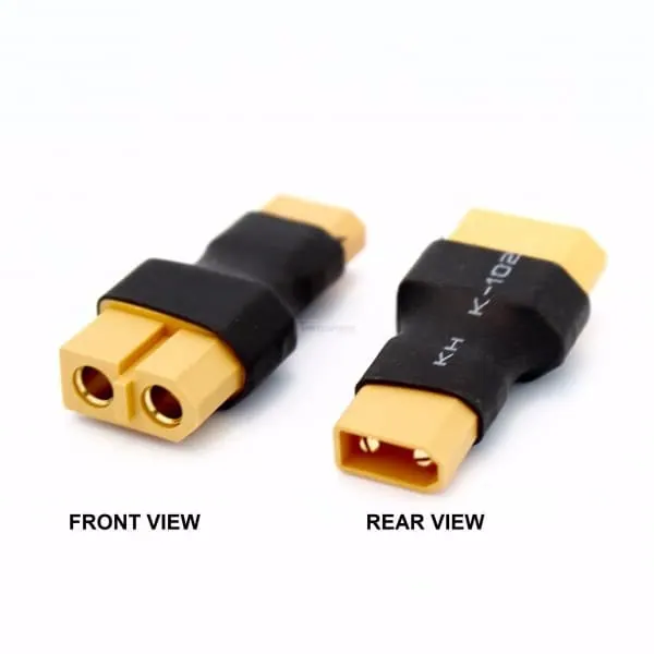 XT30 MALE TO XT60 FEMALE WO/ WIRE CONVERSION CONNECTOR