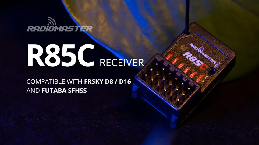 RadioMaster R85C Receiver (Air Surface Receiver for Radiomaster MT12)