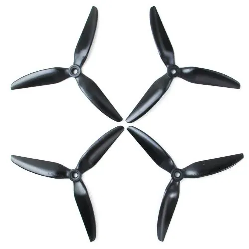 HQ Durable Prop 5.5X4X3v1s BLACK (2CW+2CCW)-Poly Carbonate