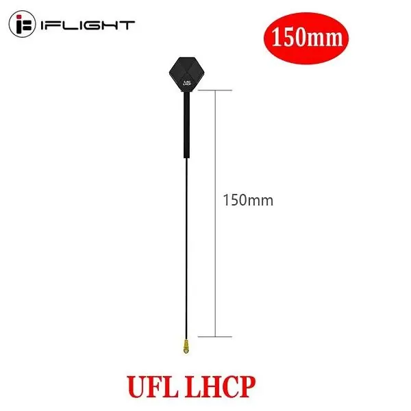IFlight Albatross V2 5.8GHz 150mm Antenna UFL/IPEX (Plug and Play to DJI O4)