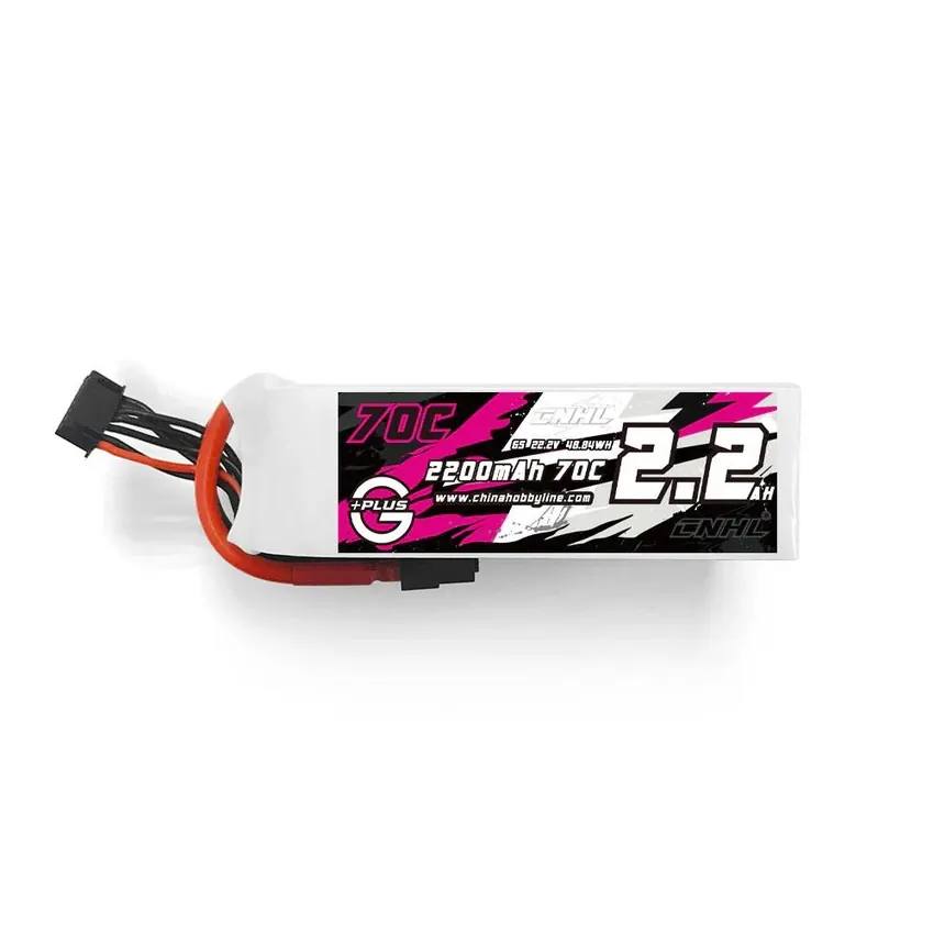CNHL G+Plus 2200mAh 22.2V 6S 70C Lipo Battery with XT60 Plug FPV Drone
