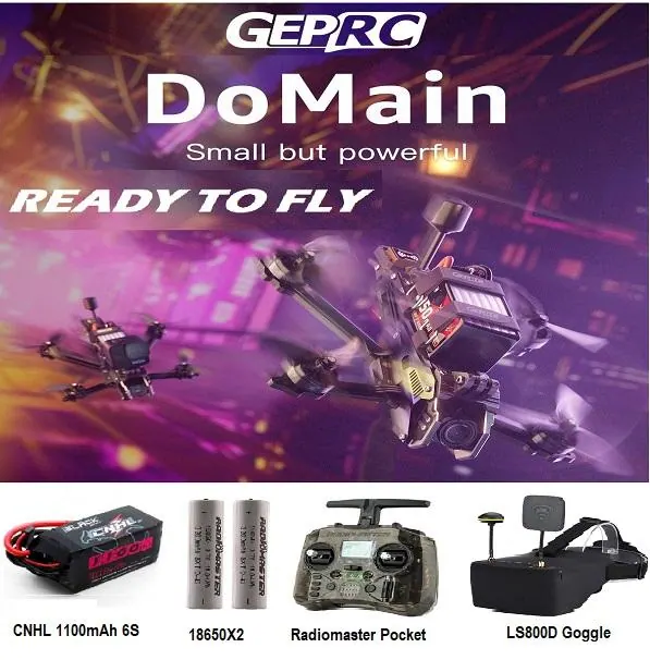 GEPRC DoMain4.2 Analog Freestyle FPV Drone With GPS READY TO FLY